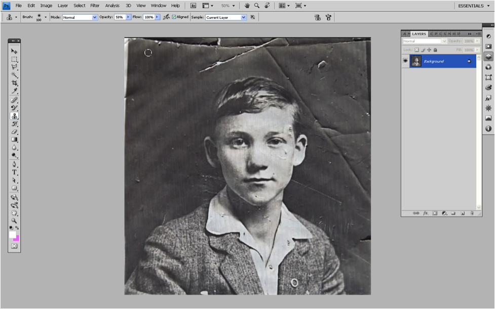 修圖教程!如何用PS修整和恢復老照片_ps教程自學網(www.16xx8.com) 修圖教程!如何用PS修整和恢復老照片